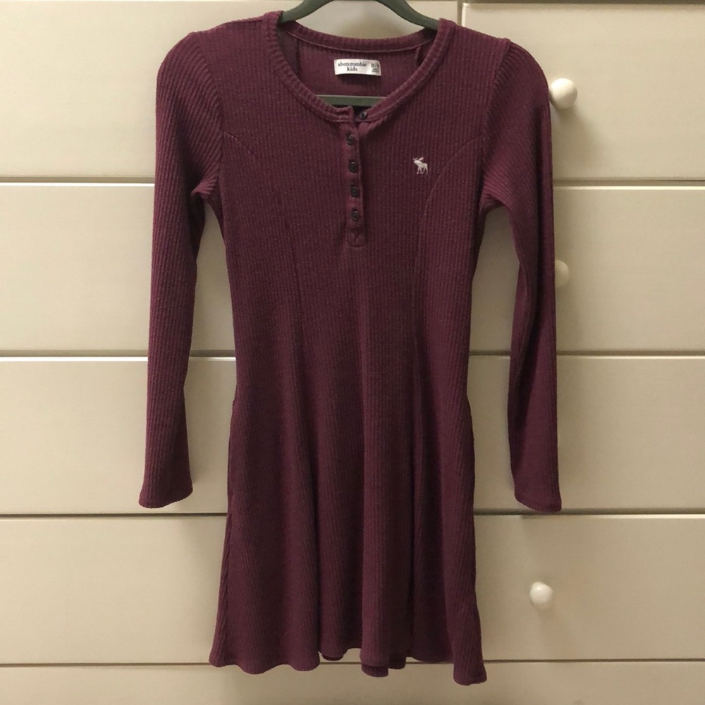 Maroon Skater Dress